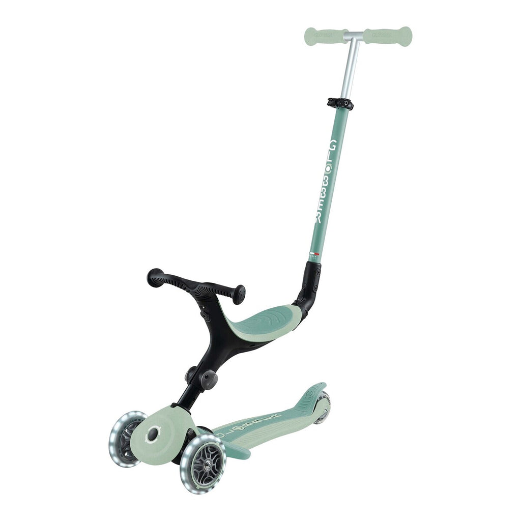 Sparkesykkel 3-i-1 Go-Up Active ECO med lyshjul fra 15 mnd - Globber