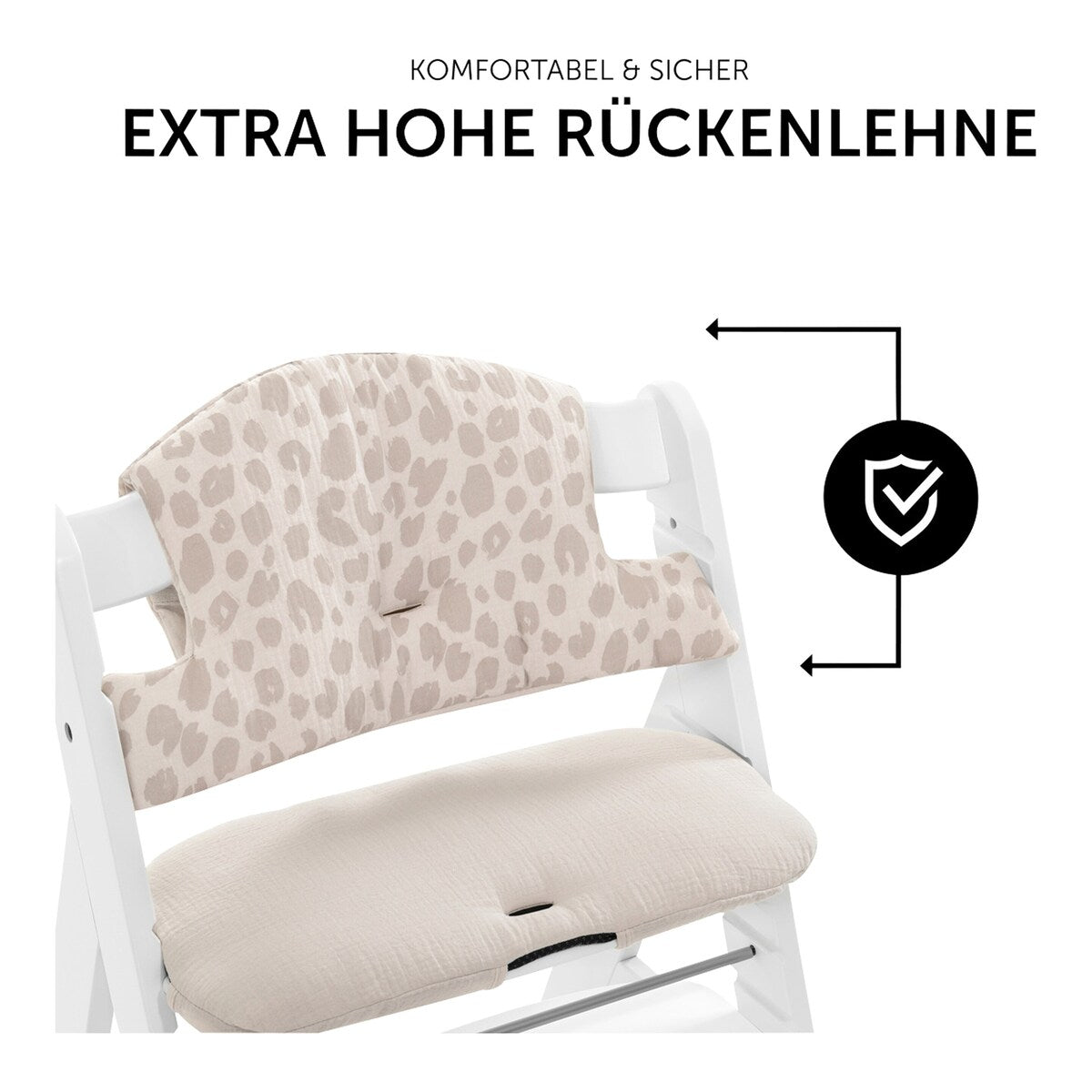 Sittepute Select musselin for Alpha+ barnestol, 2-delt - Hauck