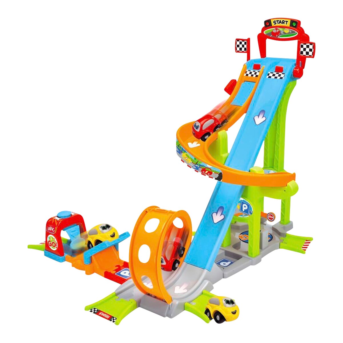 ABC Jays Jump N Fun Tower bilbane bakside med parkeringsplass