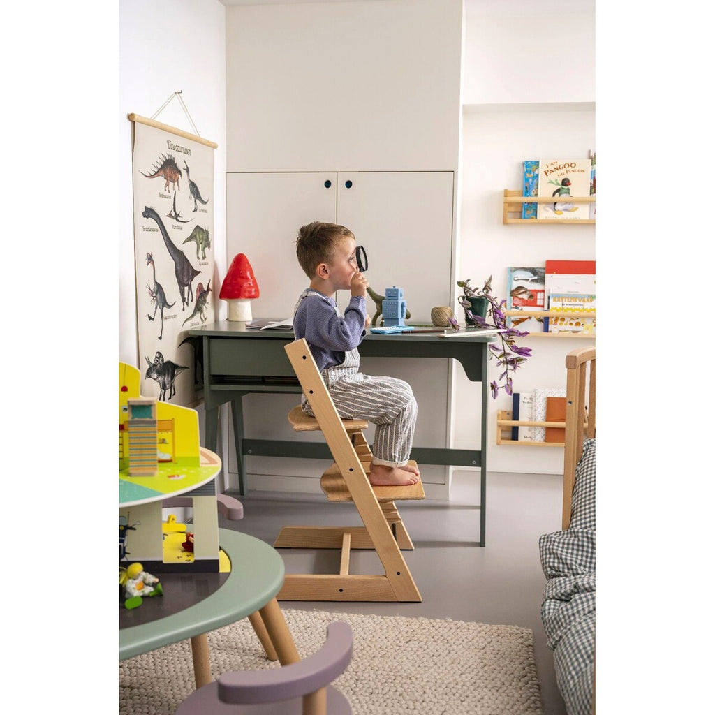 Tripp Trapp trappestol bøk med gravering 78 cm - Stokke