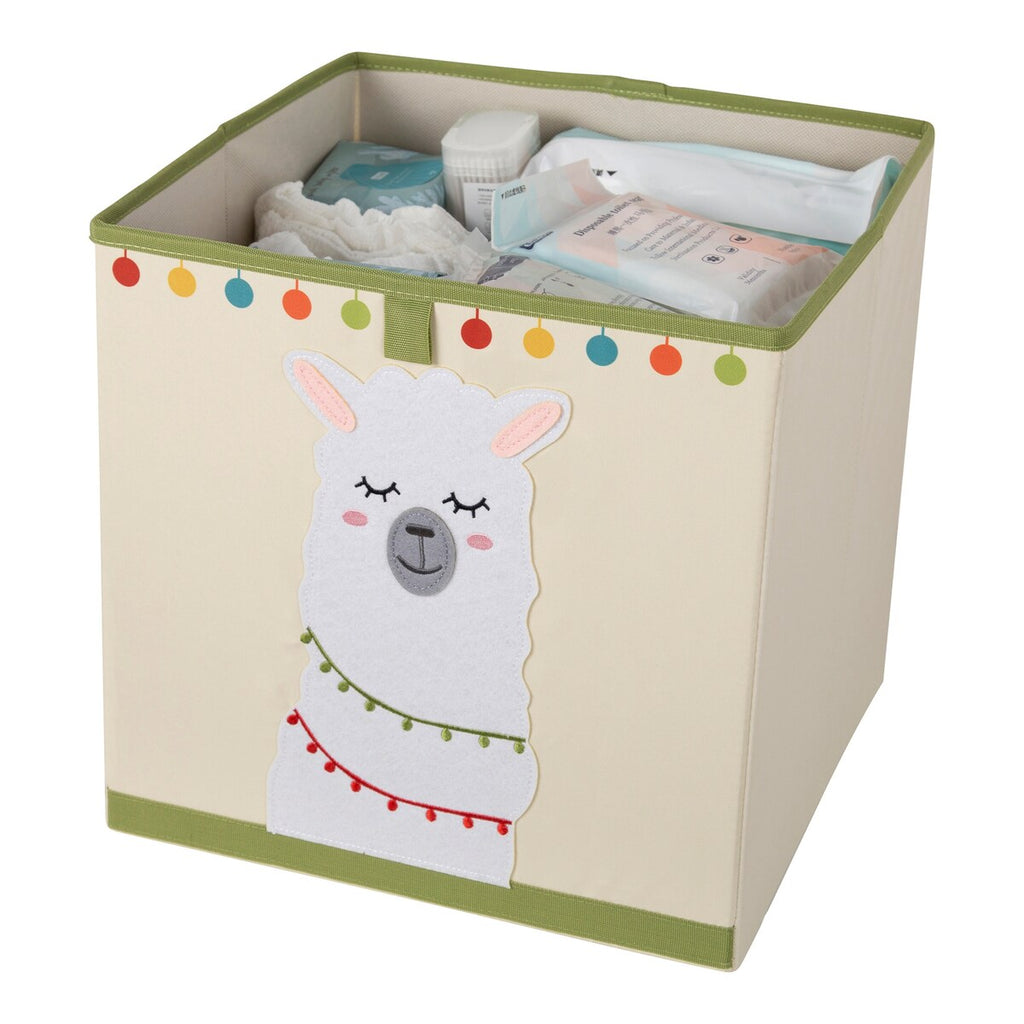 Oppbevaringsboks sammenleggbar 33x33x33 cm polyester - littleworld