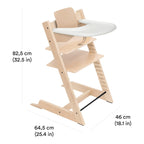 Tripp Trapp barnestol med babysett og brett fra 6 mnd - Stokke