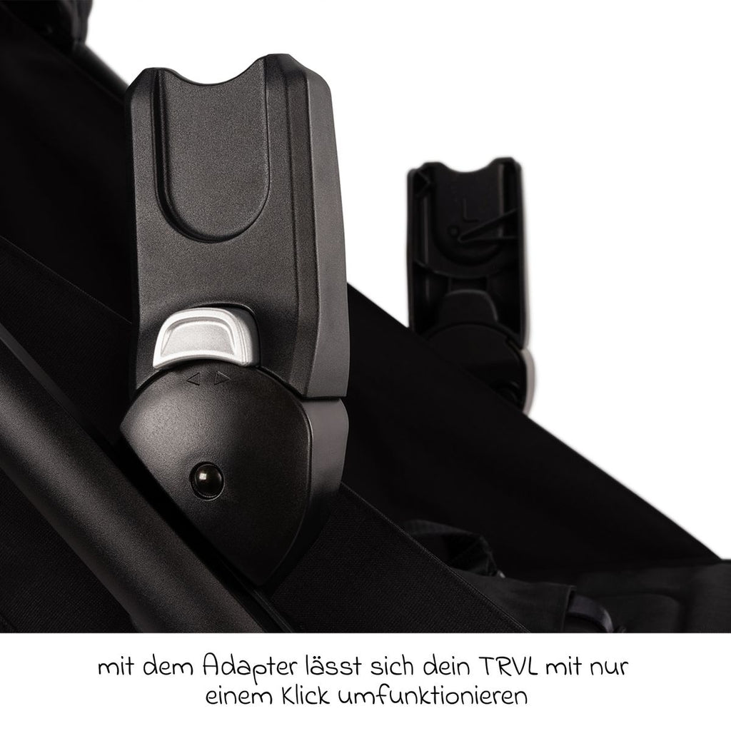 Adapter for bærebag og babystol til TRVL sportsvogn - Nuna bakside