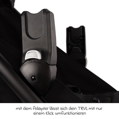 Adapter for bærebag og babystol til TRVL sportsvogn - Nuna bakside