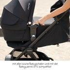 Detalj av adapter for bærebag og babystol til TRVL sportsvogn - Nuna