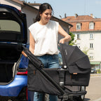 Adapter for bærebag og babystol til TRVL sportsvogn - Nuna ved siden av TRVL sportsvogn