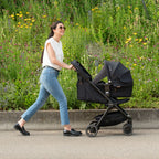 Adapter for bærebag og babystol til TRVL sportsvogn - Nuna i bruk