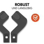 Nærbilde av Adapter for babystol til Shop N Care sportsvogn, svart - Hauck