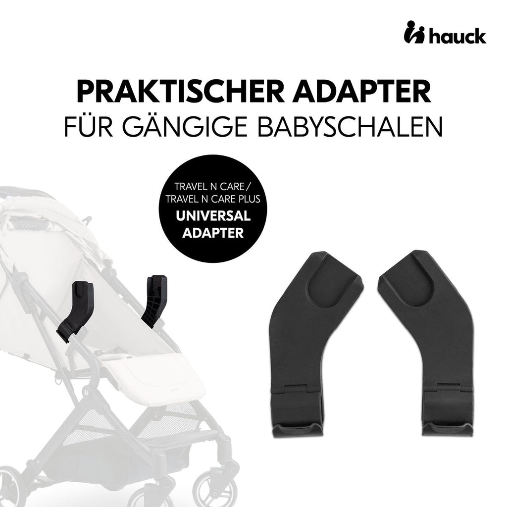 Adapter for babystol til Travel N Care, svart bakside