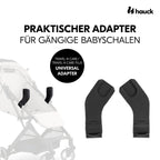 Adapter for babystol til Travel N Care, svart bakside