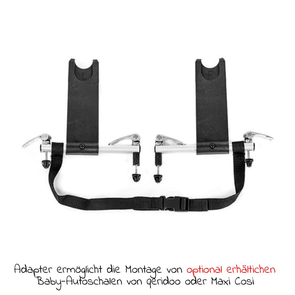 Detalj av Adapter for Maxi-Cosi babystol til sykkelvogn Kidgoo 2 - Qeridoo montert