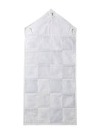 Bakside av Adventskalender i bomull med 24 lommer 90x40 cm