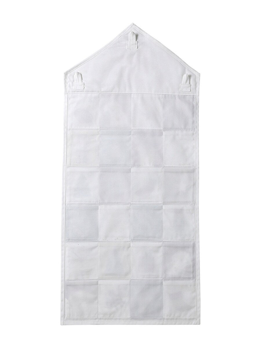 Bakside av Adventskalender i bomull med 24 lommer 90x40 cm