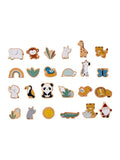 Adventskalender med treleker FSC® 24 figurer forfra