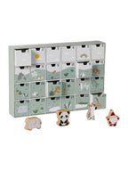 Adventskalender med treleker FSC® 24 figurer detalj av figurer