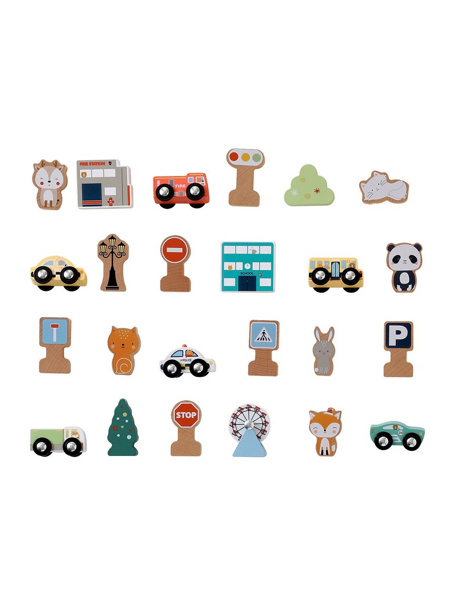 Adventskalender med treleker FSC® 24 figurer - Vertbaudet