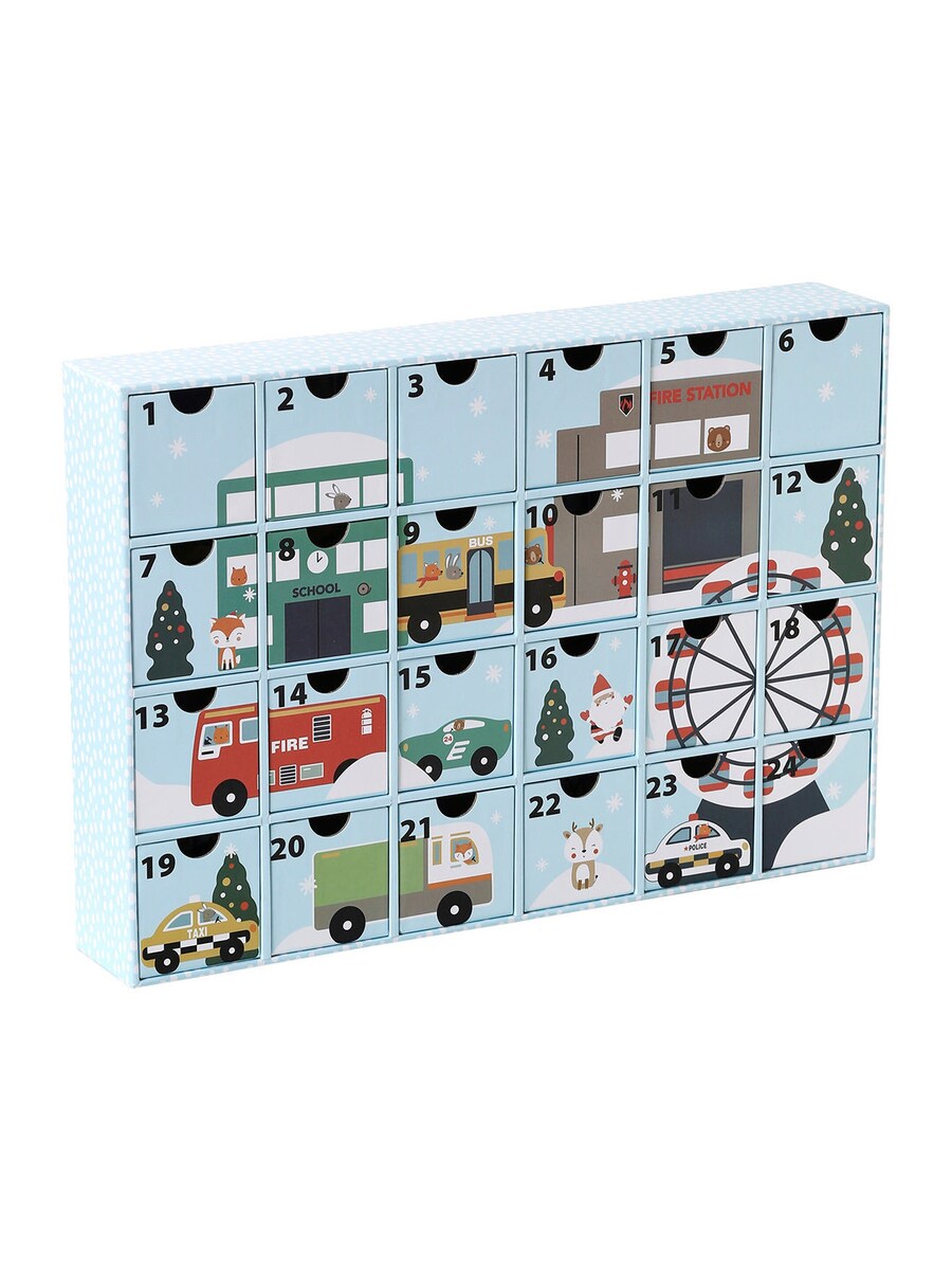 Adventskalender med treleker FSC® 24 figurer - Vertbaudet