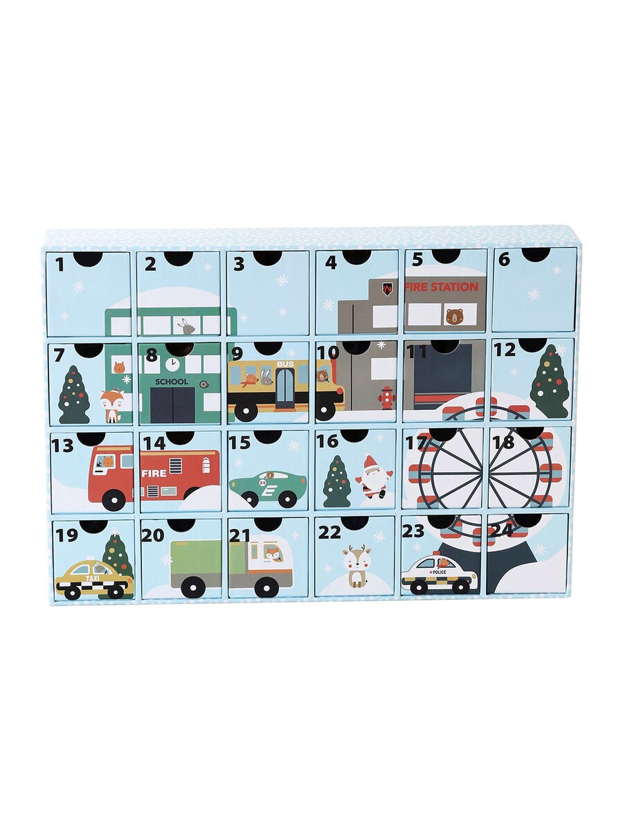 Adventskalender med treleker FSC® 24 figurer - Vertbaudet