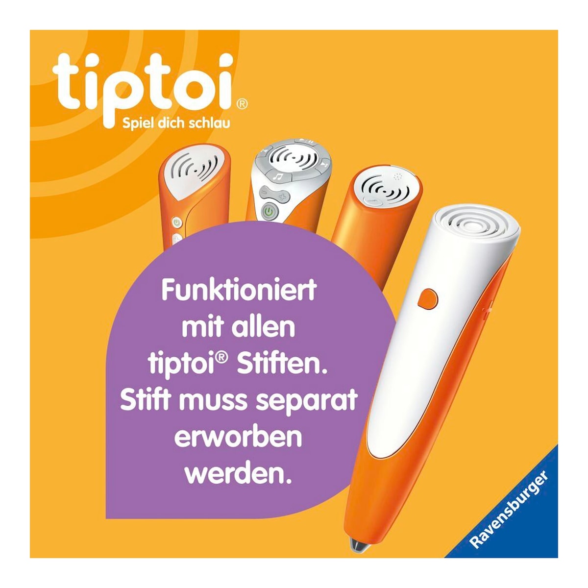 Adventskalender tiptoi® med 24 minibøker bakside