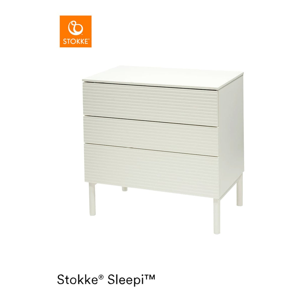Kommode med 3 skuffer i bøk 88x53,7 cm - Stokke SLEEPI