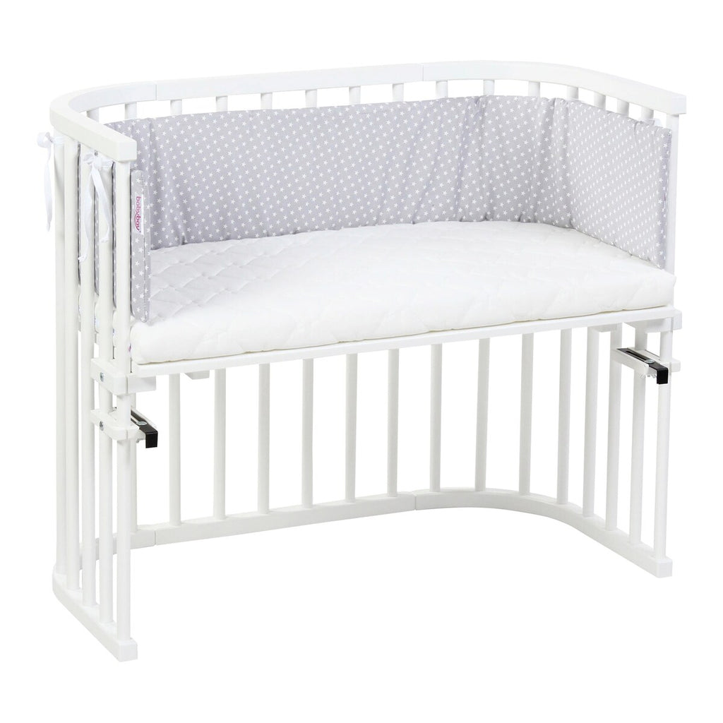Sengebeskytter i økologisk bomull for bedside-seng 34x180 cm - babybay