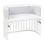 Sengebeskytter i økologisk bomull for bedside-seng 34x180 cm - babybay