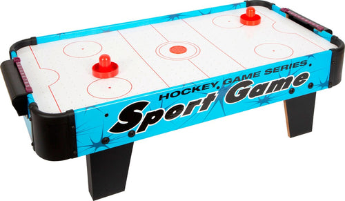 Air-hockey bordspill med 12V vifte og tilbehør bakside