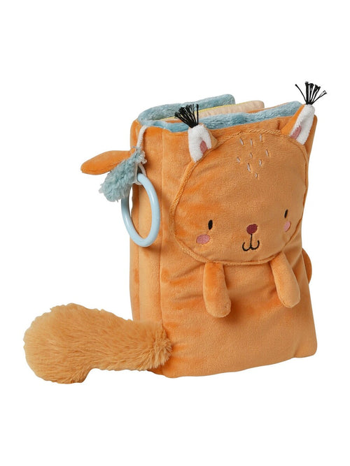 Aktivitetsbok for baby Skogvenner 18x14 cm bomull forfra
