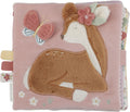 Aktivitetsbok i stoff Fairy Garden rosa - Little Dutch forfra
