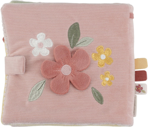 Bakside av aktivitetsbok i stoff Fairy Garden rosa - Little Dutch