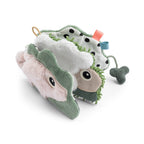 Aktivitetsbok for baby Tiny Farm sensorisk forfra