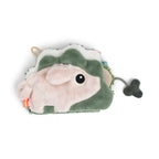 Aktivitetsbok for baby Tiny Farm sensorisk bakside