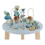 Aktivitetsbord i tre Forest Friends - Little Dutch bakside og struktur