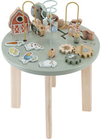 Aktivitetsbord i tre Little Farm - Little Dutch forfra