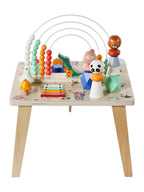 Montert Aktivitetsbord med musikk HAPPY ANIMALS i tre FSC med musikkleker