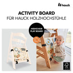 Bakside av Aktivitetsbrett Play Board i FSC-tre til barnestol
