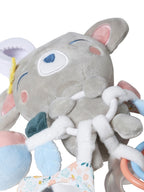 Aktivitetsleke koala med klemme 40 cm for baby festet på barnevogn