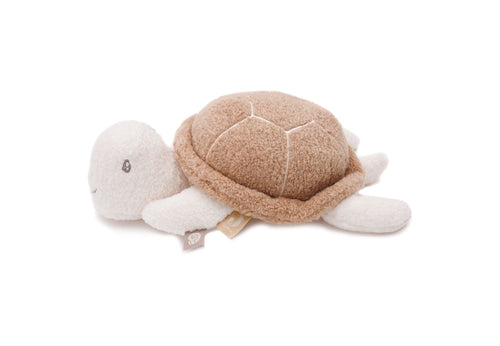 Aktivitetsleke skilpadde Deepsea Turtle i bouclé og fleece forfra