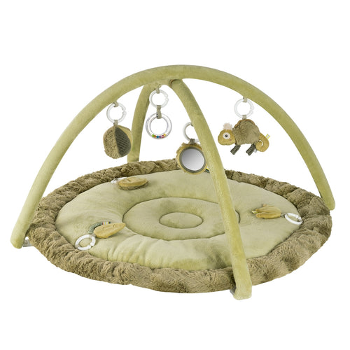 Aktivitetsmatte 3D med lekebue kameleon - Fehn for babylek
