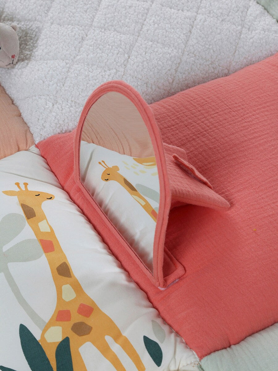 Aktivitetsmatte patchwork bomull/polyester 110x86 cm - Vertbaudet