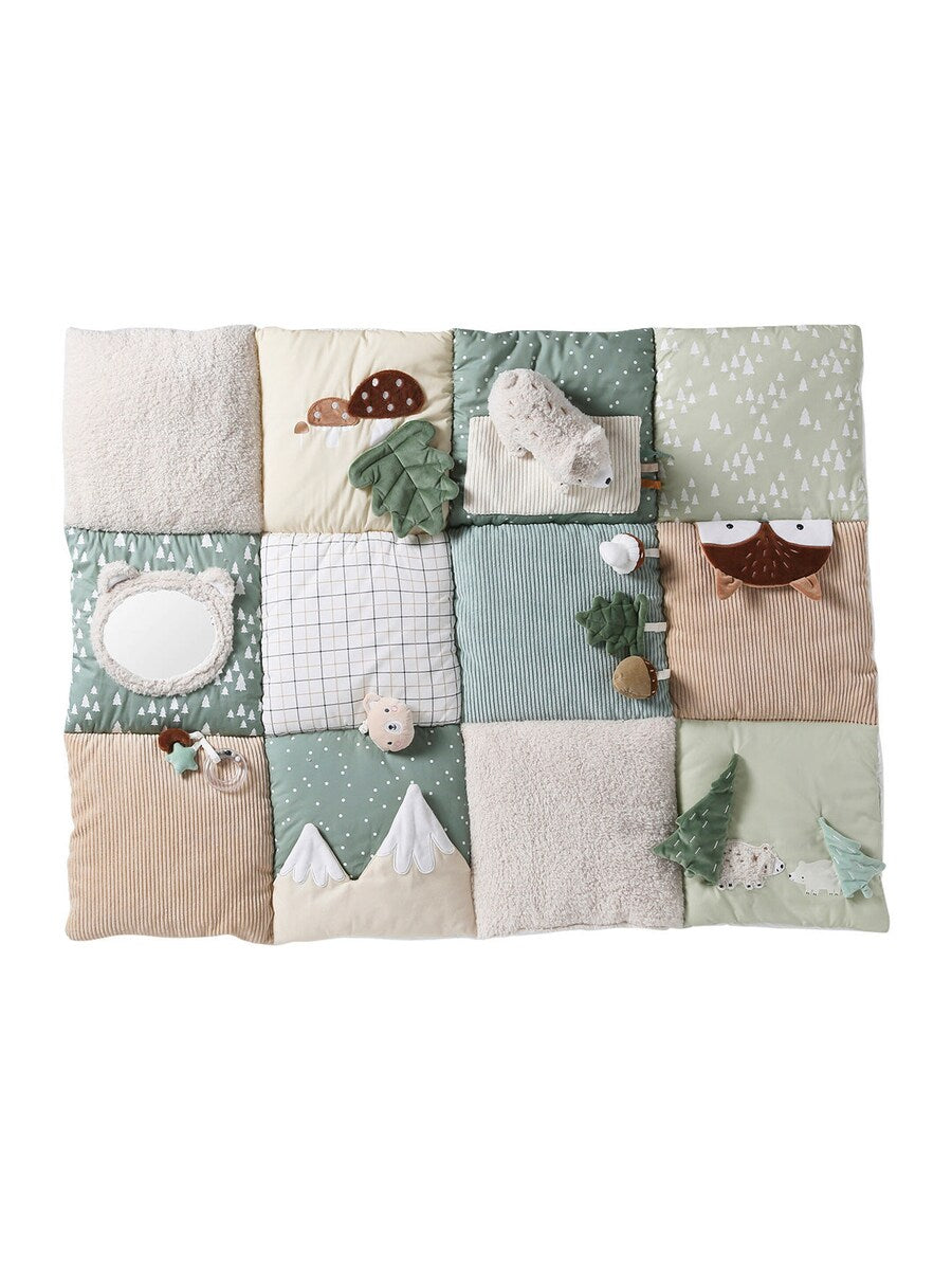 Aktivitetsmatte patchwork bomull/polyester 110x86 cm - Vertbaudet