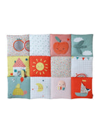 Aktivitetsmatte patchwork bomull/polyester 110x86 cm - Vertbaudet