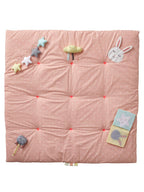 Forfra av Aktivitetsmatte Sweet Fun 100x100 cm bomull med fargerike leker