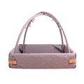 Aktivitetsnest quiltet Dark Grey forfra