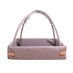 Aktivitetsnest quiltet Dark Grey forfra
