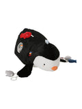 Aktivitetspingvin i polyester 67 cm for baby forfra