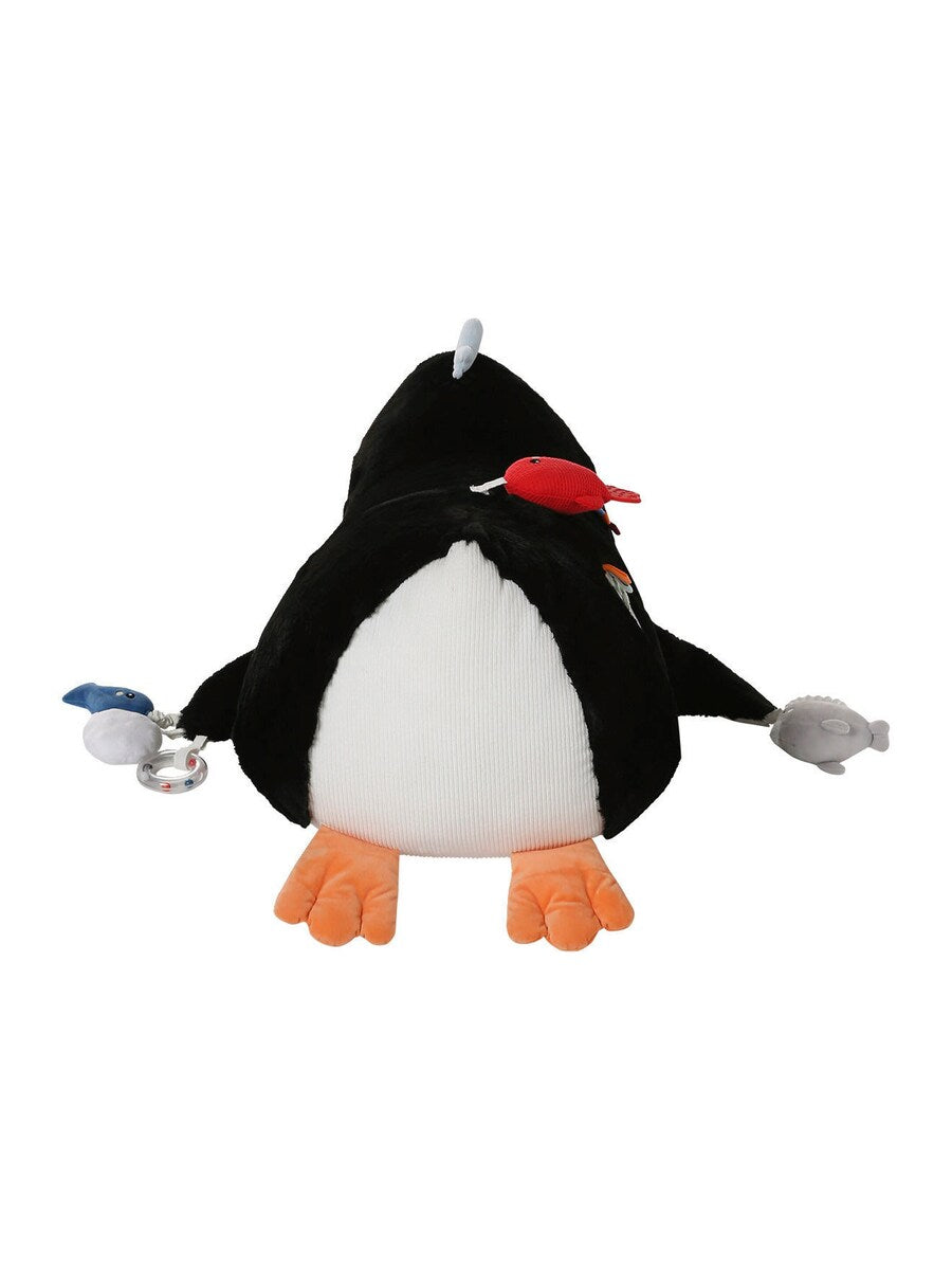 Detalj av aktivitetspingvin i polyester 67 cm for baby med beistring