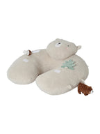 Aktivitetspute for baby med rangle og knitrepapir med leker