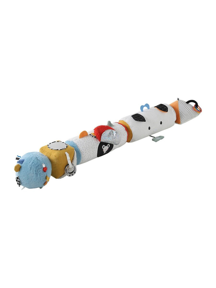 Aktivitetsrull for baby sensorisk lek 120 cm polyester forfra