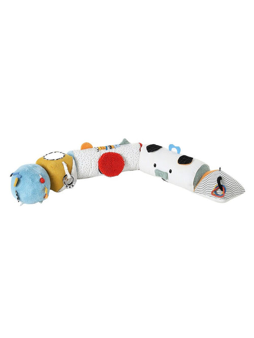 Aktivitetsrull for baby sensorisk lek 120 cm polyester bakside